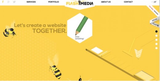 网页设计中色彩搭配-黄色