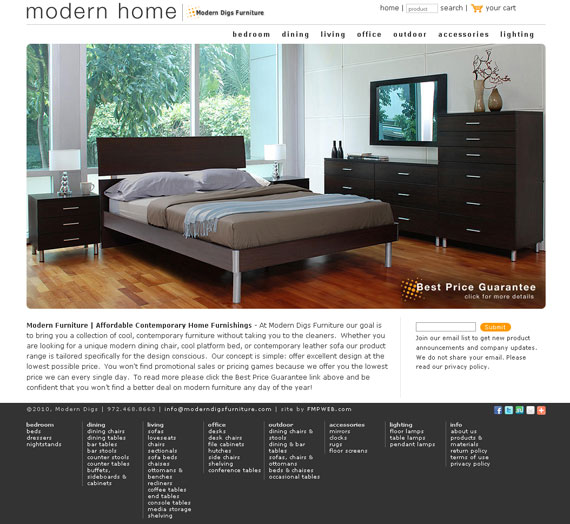 58个家居家具企业网站设计欣赏