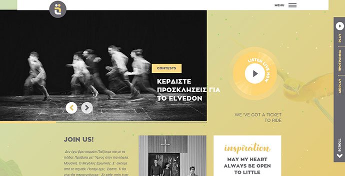 47个渐变背景的创意设计网站案例欣赏