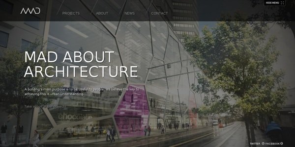 40个富有创造力的建筑网页设计欣赏