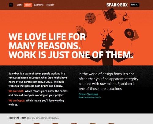 20个充满活力的橙色网站设计欣赏