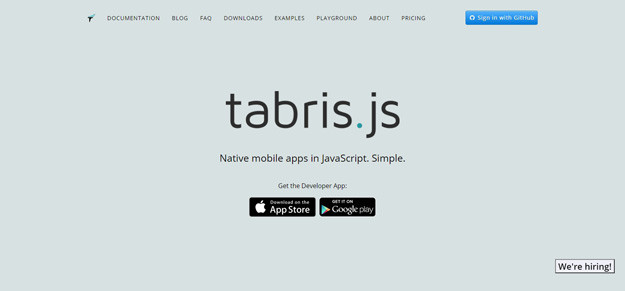 跨平台app开发工具,跨平台移动开发工具-Tabris.js