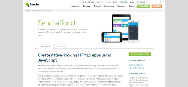 跨平台app开发工具,跨平台移动开发工具- SenchaTouch