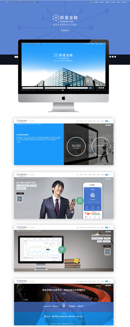 原创金融网页制作作品,群星金融行业网页设计欣赏